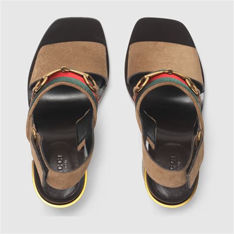 gucci suede sandals